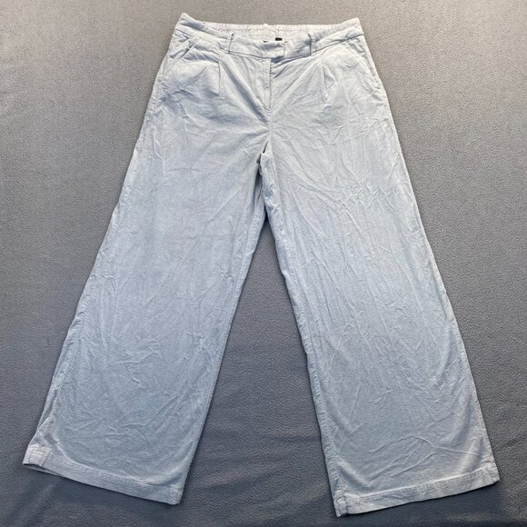 Amerian Eagle Real Good  Corduroy Stretch Pants Womens Sze 16 Long,Wide Leg - Picture 1 of 9